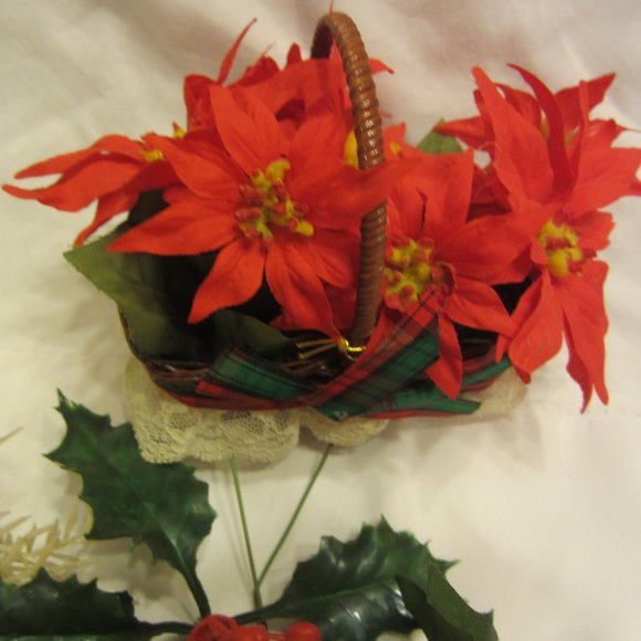 VTG SET OF HOLIDAY FLORAL PICKS - Picture 4 of 4